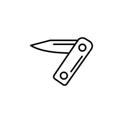Utility Knife line icon