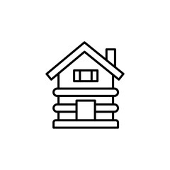 Forest Hut line icon