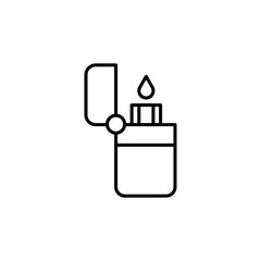Lighter line icon