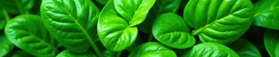 Lush green spinach leaves, clean and unblemished , superfood, healthy