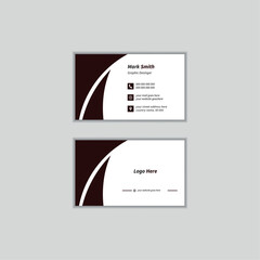 Modern and corporate business card template, Creative business card, Modern business card design template Business card Modern, Professional simple clean own personal business card design template.