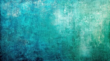 Calming teal green blue gradient background with grainy texture and smooth transitions creates an introspective digital visual perfect for serene creative projects