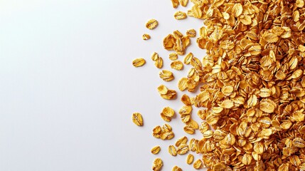 Healthy granola bar isolated on white, a delicious cereal dessert snack combining candy and nutritious ingredients perfect for on-the-go energy and enjoyment