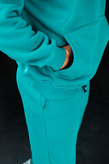 Discover the Trendy Teal Sportswear Outfit Ideal for an Active and Healthy Lifestyle