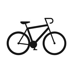 Fototapeta premium Bike Icon Vector Illustration – Cartoon, Clipart & Line Art Design on White Background, High-quality bike icon vector illustration in cartoon, clipart, and line art styles on a white background.