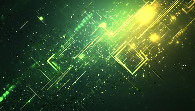 Abstract digital illustration depicting technology data transfer and lines