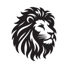 Fototapeta premium Lion Silhouette Vector Illustration