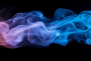 Obraz premium Abstract Smoke Art with Vibrant Colors