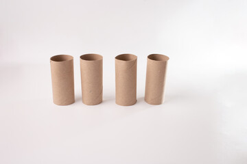 empty toilet paper roll, recycle concept,