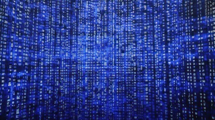 Abstract digital code background, dynamic data stream, futuristic technology, possible use for computer science concepts
