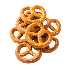 pretzels isolated on white