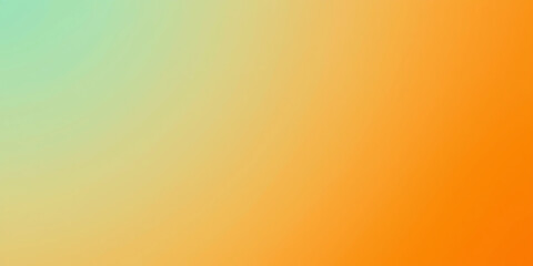 Grainy gradient blending warm orange tones with cool green shades, creating a smooth and textured abstract background with soft transitions and subtle noise 
