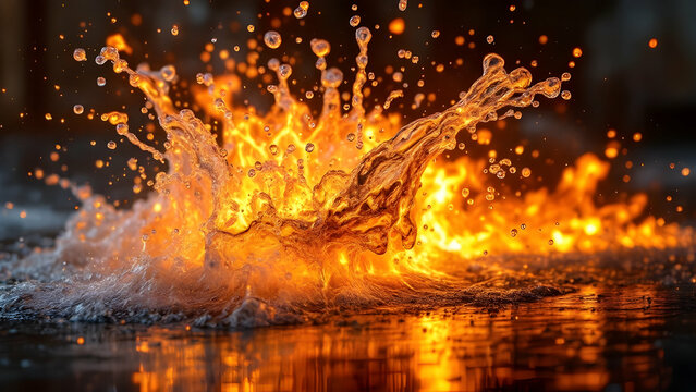  Hydrazine Splash with Hypergolic Flame Ignition and Toxic Gas 