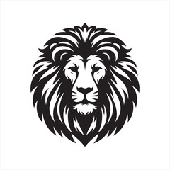 Fototapeta premium Lion Silhouette for Logo & Branding Design