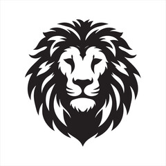Fototapeta premium Lion Silhouette for Logo & Branding Design