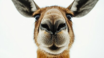 Fototapeta premium Generic Close-up Kangaroo?s Moment Face Field Colorful