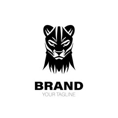 Panther Logo. Panther Logo Design. Panther Logo Brand. Panther Logo Vector Design Isolated on White Background