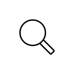 Search icon logo design. search magnifying glass sign and symbol