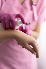 The Professional Skincare Application Process Utilizing Gloves for Optimal Results