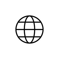 Web icon logo design. go to web sign and symbol. web click icon. Global search icon