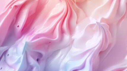 pastel-colored ice cream texture with gentle swirls background