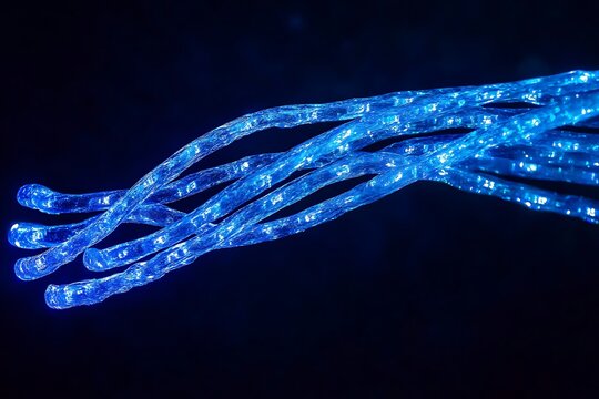 Abstract Blue Light Design