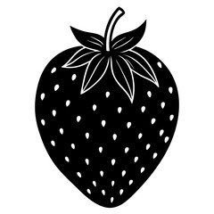 vector illustration of a strawberry
