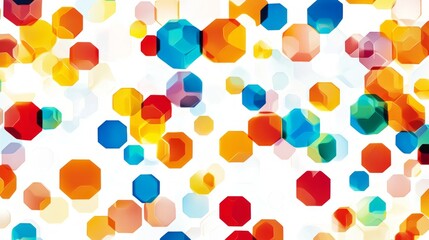 AbstractArt Seamless Pattern View Abstract Hexagons