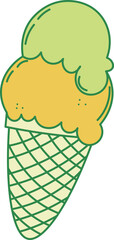 Illustration of Ice Cream Cone