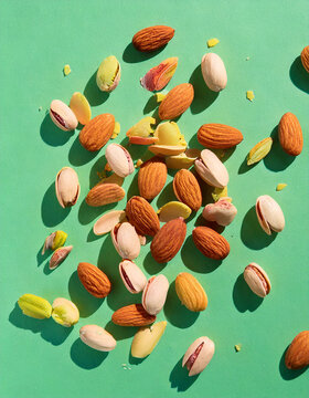 Almendras y pistachos