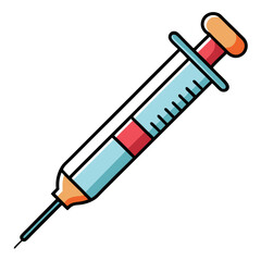 Fototapeta premium Minimalist Micropipette Drawing Vector | Line Art, Clipart & Cartoon Illustration, Minimalist micropipette vector illustration, perfect for clipart, cartoons, and line art designs.