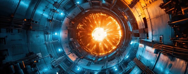 Stunning View Inside a Futuristic Energy Reactor Chamber