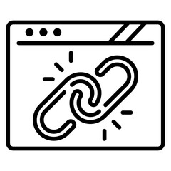 Link Line Icon