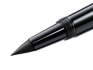 PNG cut out isolated background. A sleek black liquid eyeliner pen with a fine tip for precise application.