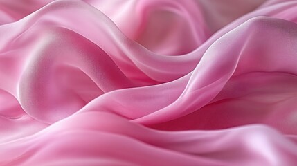 Fototapeta premium Soft Pink Silk Fabric Drape