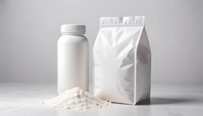 white plastic bottle