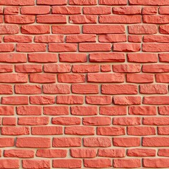 Obraz premium Red Brick Wall Texture: Intricate Patterns and Detail