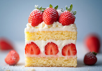 simulate a strawberry shortcake,
