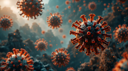 The concept of a terribly dangerous virus that causes a pandemic, a disease in humans