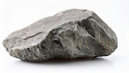 Fototapeta premium rock or stone isolated on white background