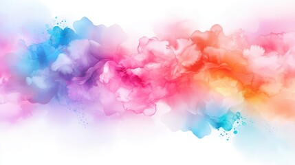 Fototapeta premium A high-definition 3D seamless watercolor background, featuring smooth transitions of colors and layered textures