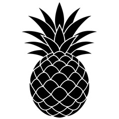 Obraz premium vector illustration of pineapple