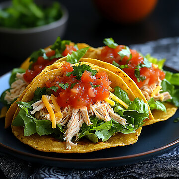  chicken tostadas