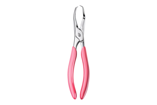 dental rubber dam clamp forceps Isolated on transparent background