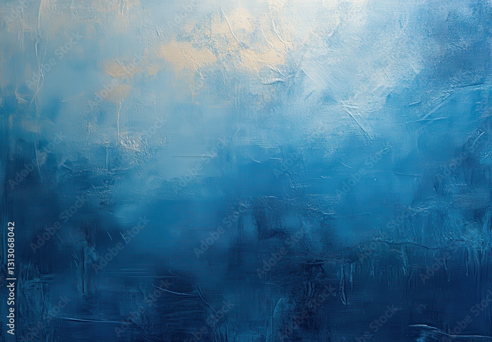 Poster serene abstract blend of soft blue tones with subtle textures in a dreamy artistic background for cr