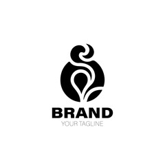 Coffee Shop Logo. Coffee Shop Logo Design. Coffee Shop Logo Brand. Coffee Shop Logo Vector Design Isolated on White Background