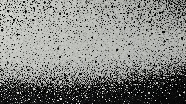 Wide format and rectangular,rectangle horizontal,linear halftone vector pattern,texture.Circles,dots,screen-tone illustration. Freckle, stipple-stippling, speckles illustration. Pointillist vector art