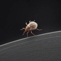 Dust Mite Spray on Smooth Oak, Minimalist Glow