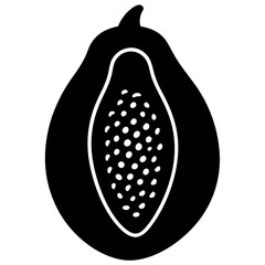 vector illustration of papaya