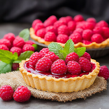  raspberry tart artistic